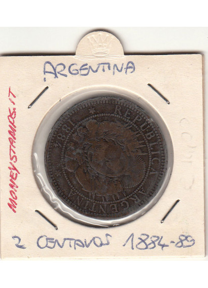 ARGENTINA 2 Centavos 1884-1889 Condizioni vedi foto
